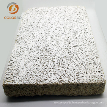 Sound Isolation Materials Wood Wool Acoustic Ceiling Panel
